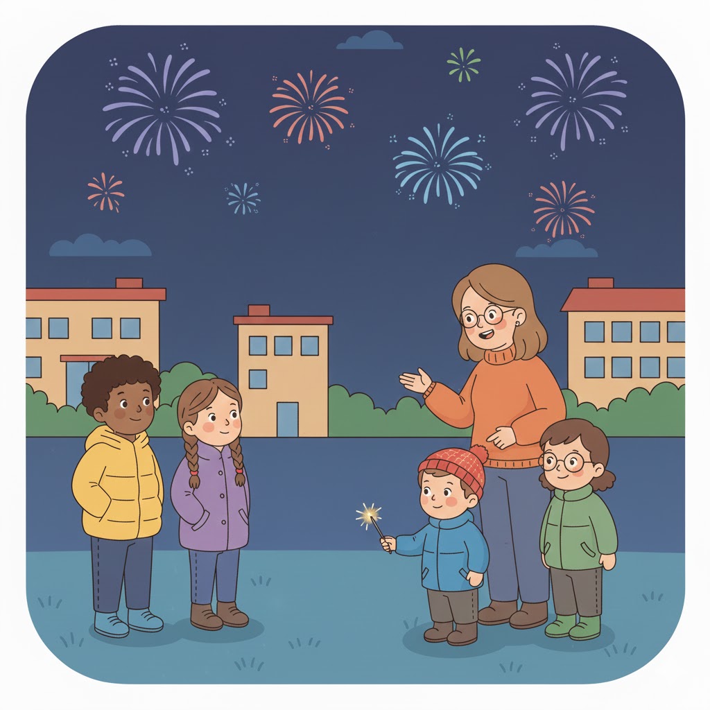 Sicherer Umgang mit Silvesterartikeln