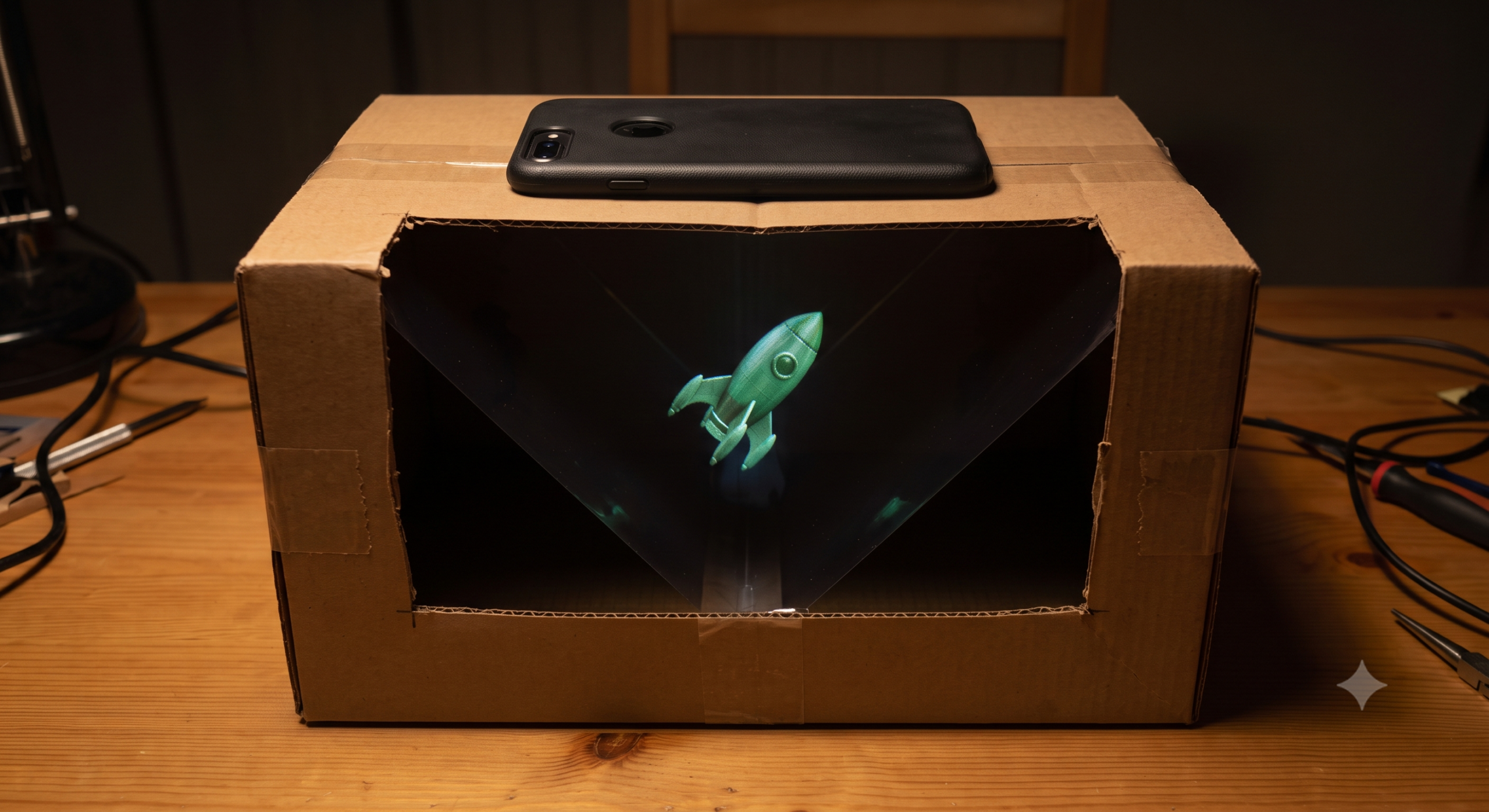 Magisches Hologramm